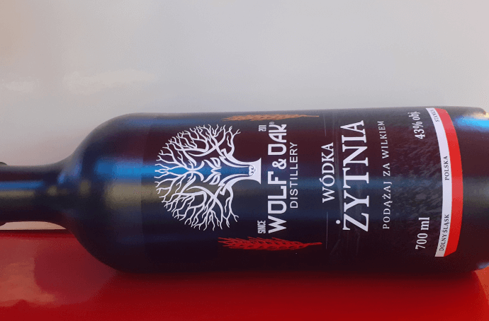 Wolf&Oak Żytnia butelka poziom